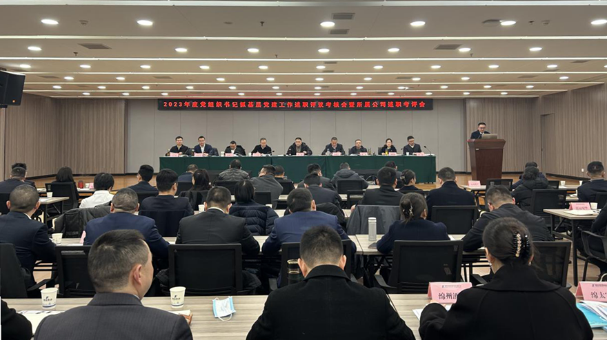 綿投集團(tuán)黨委召開2023年黨組織書記抓基層黨建述職評議會 綿投集團(tuán)黨委召開2023年黨組織書記抓基層黨建述職評議會